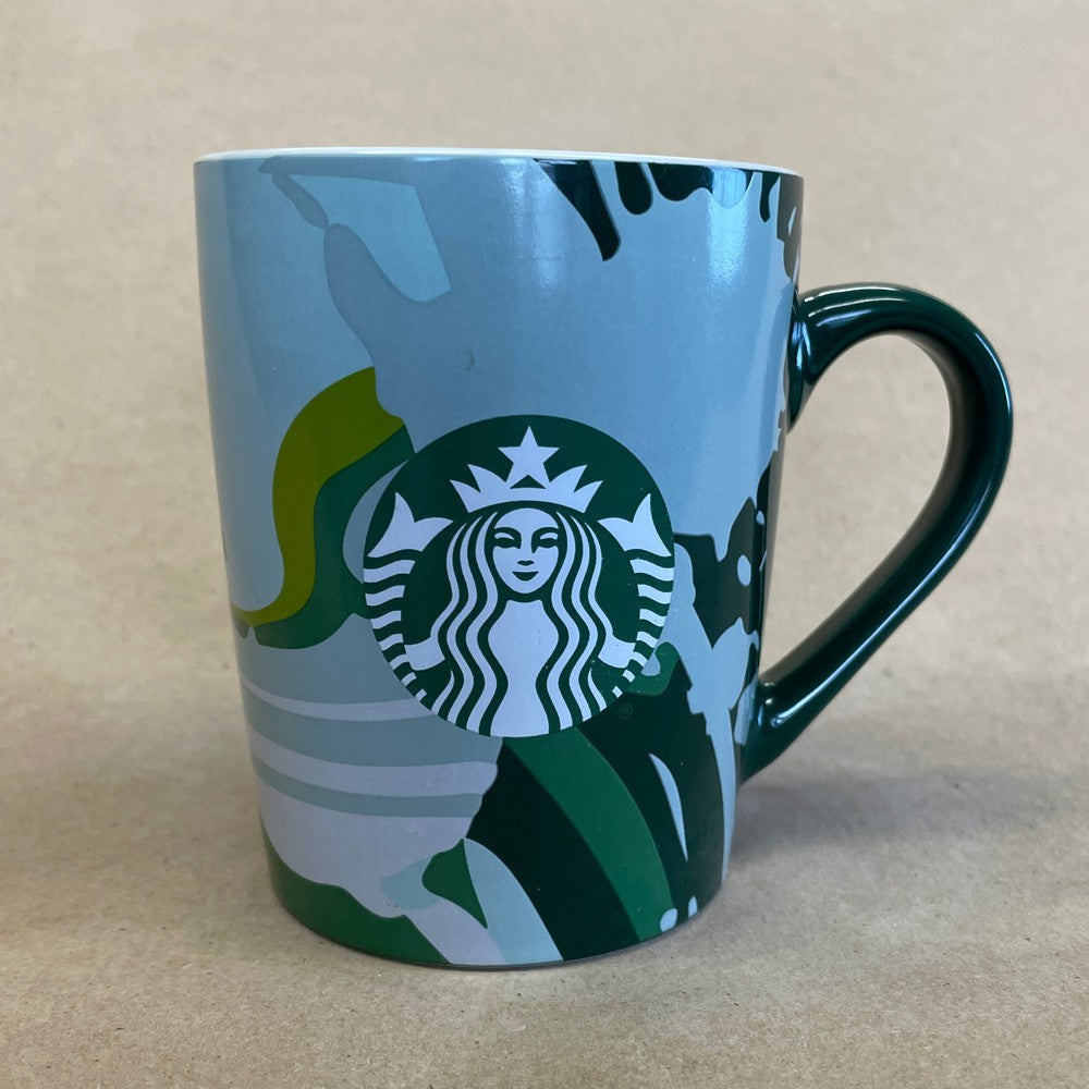 Starbucks Green Camouflaged Siren Mug-2021